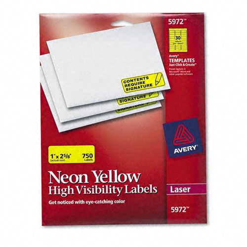 Avery Neon Laser Labels, Rectangle at Kmart.com