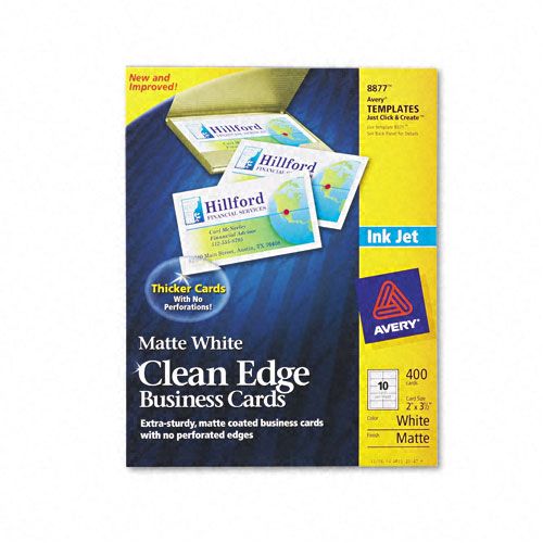 Avery Two-Side Clean Edge Printable Business Cards at Kmart.com