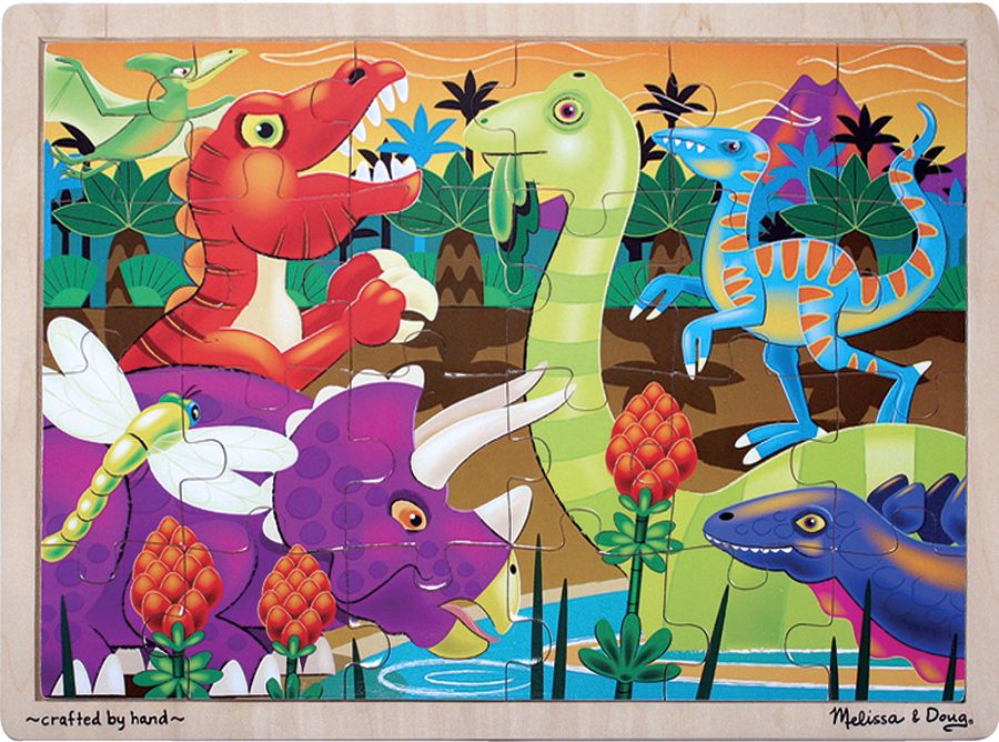 Melissa & Doug Prehistoric Sunset (Dinosaurs) Jigsaw (24 pc) at Sears.com