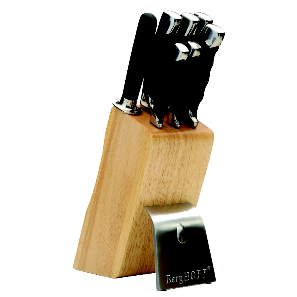 8 pc soft grip forged knife set
