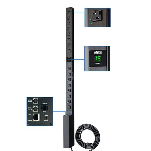 Tripp Lite PDUMV15NET Digital Power Distribution Unit Switched, Metered PDU with Remote Monitoring at Kmart.com