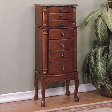 L Powell "Classic Cherry" Jewelry Armoire at Kmart.com