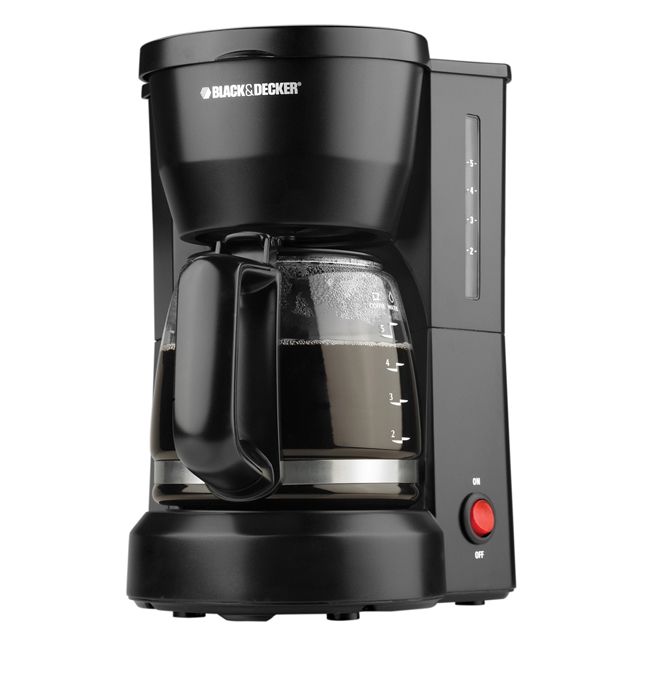 Black and Decker - DCM600B - Black and Decker 5 Cup Coffee Maker, Black Sears Outlet