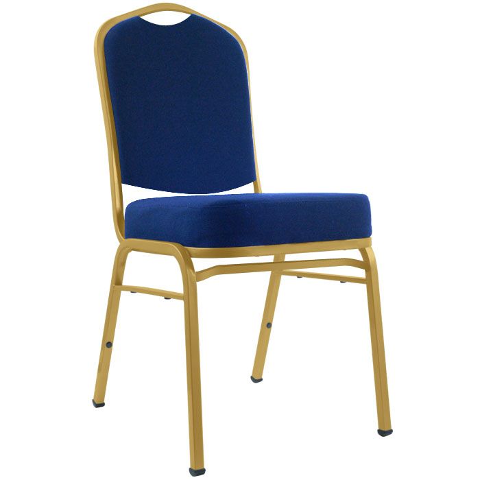 Trademark Poker Deluxe Padded Metal Poker Chair - Blue Upholstery at Kmart.com