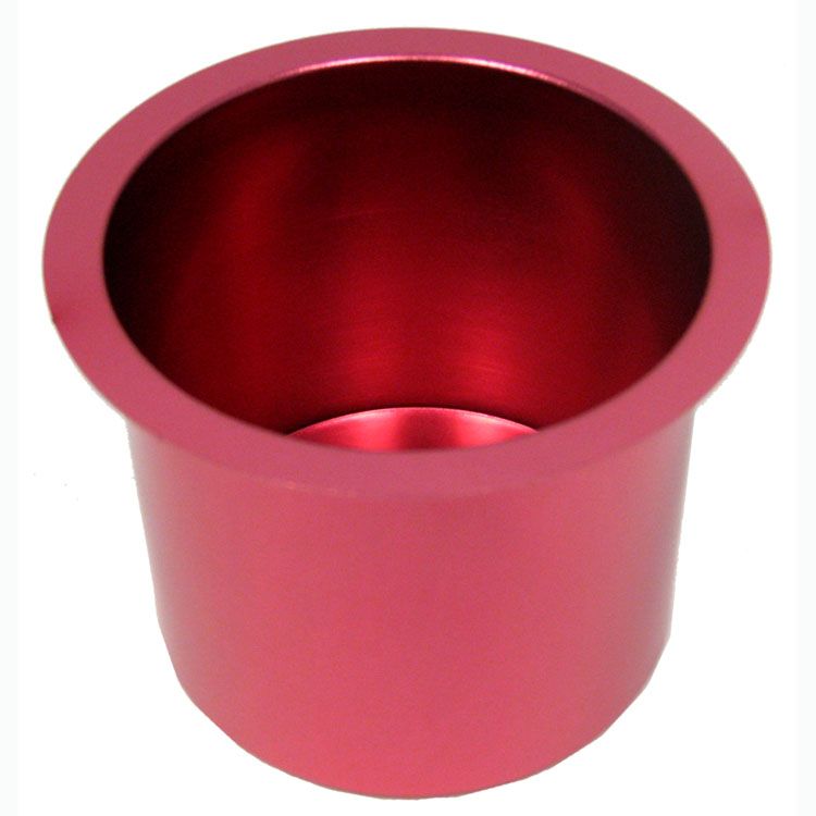 Jumbo Aluminum RED/ PINK Poker Table Cup Holder