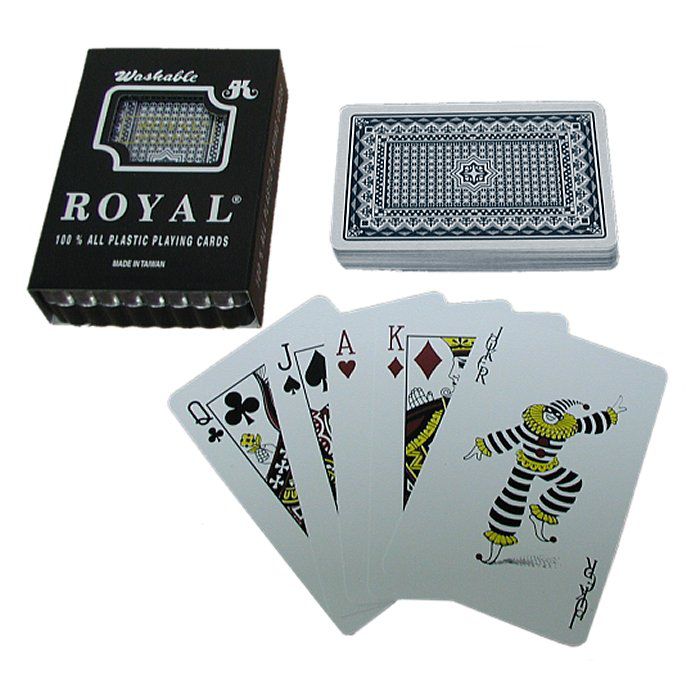 Trademark Poker One Blue Deck- Royal Plastic Playing Cards w/Star Pattern at Kmart.com