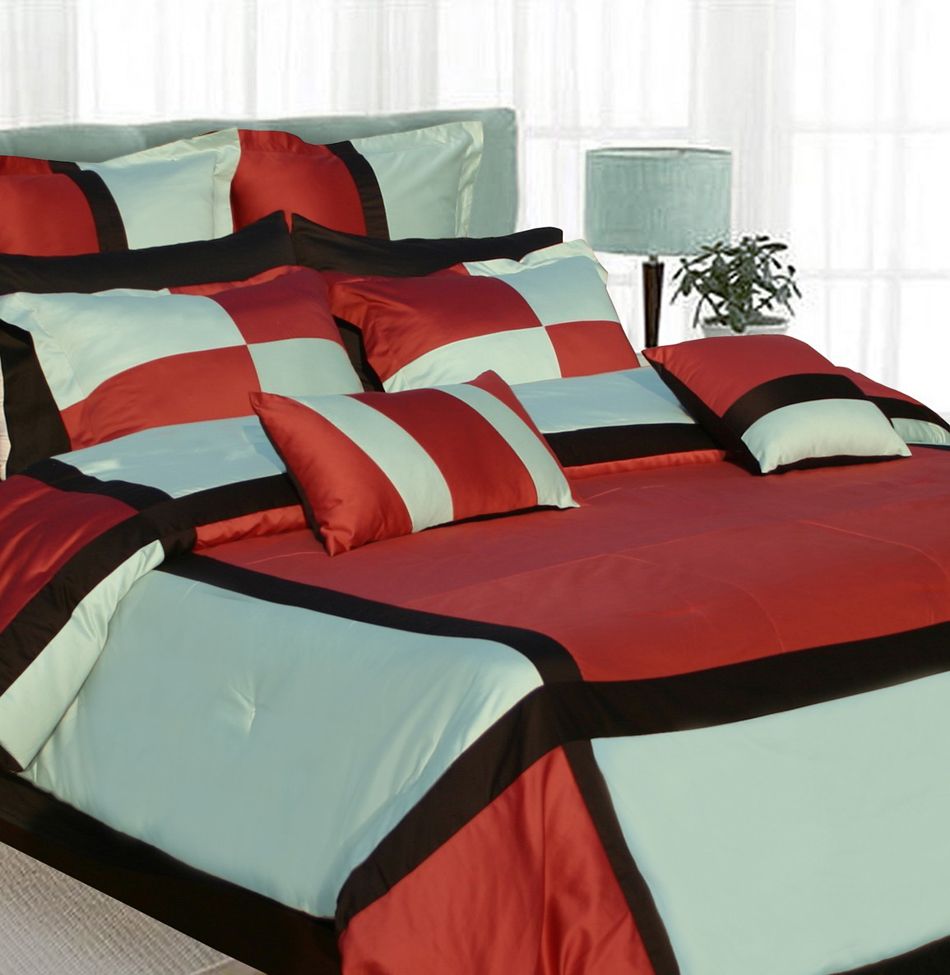 Allure 8-Piece King Cotton Comforter Set