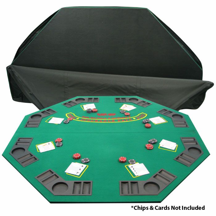 Trademark Poker Solid Wood 2 Fold Poker/Blackjack Tabletop - Single sided at Kmart.com