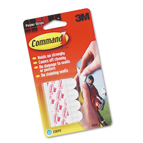 3M Command™ Adhesive Poster Strips Office Supplies Tape & Adhesives