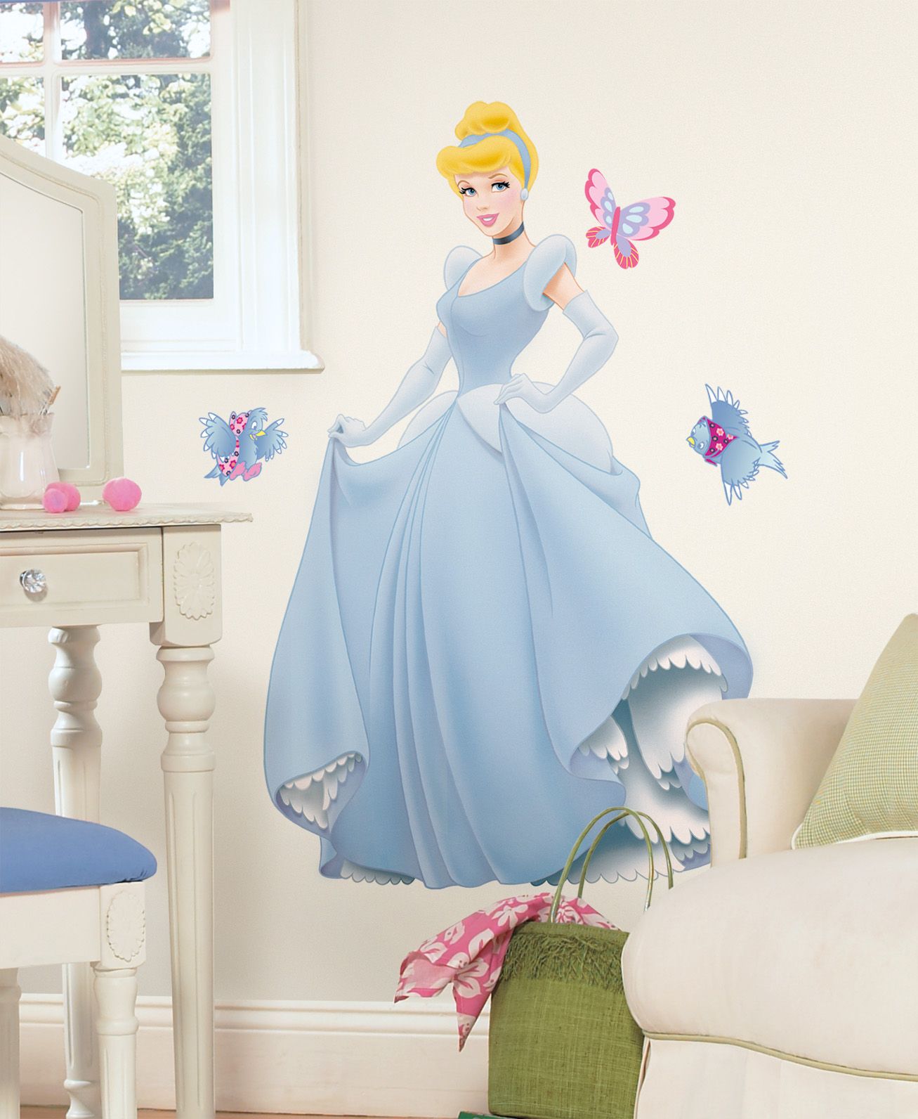 Disney Princess - Cinderella Peel & Stick Giant Wall Decal