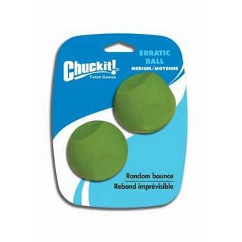 Chuckit Can Toy Erratic Ball Medium 2 pk.