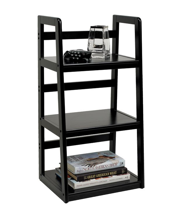 inPlace 3 Tier Ladder Shelf - Black, Fantastic and Functional, 17.5"Wx 14"Dx 33.5"H at Kmart.com