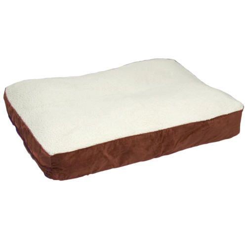 Happy Hounds Buster Dog Bed - Small 24 x 36") - Crimson/Sherpa at Kmart.com