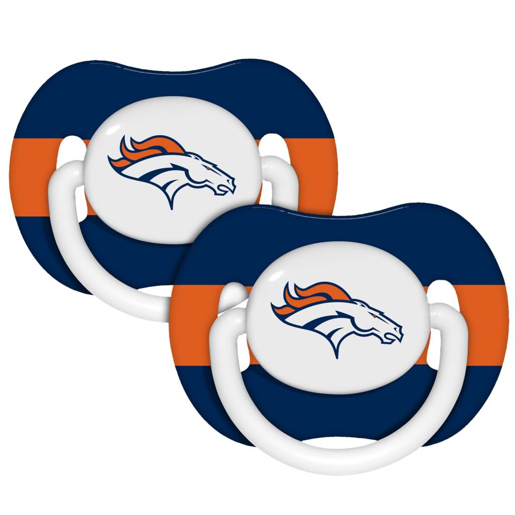 Baby Fanatic Denver Broncos Pacifiers (Pack of 2) at Sears.com