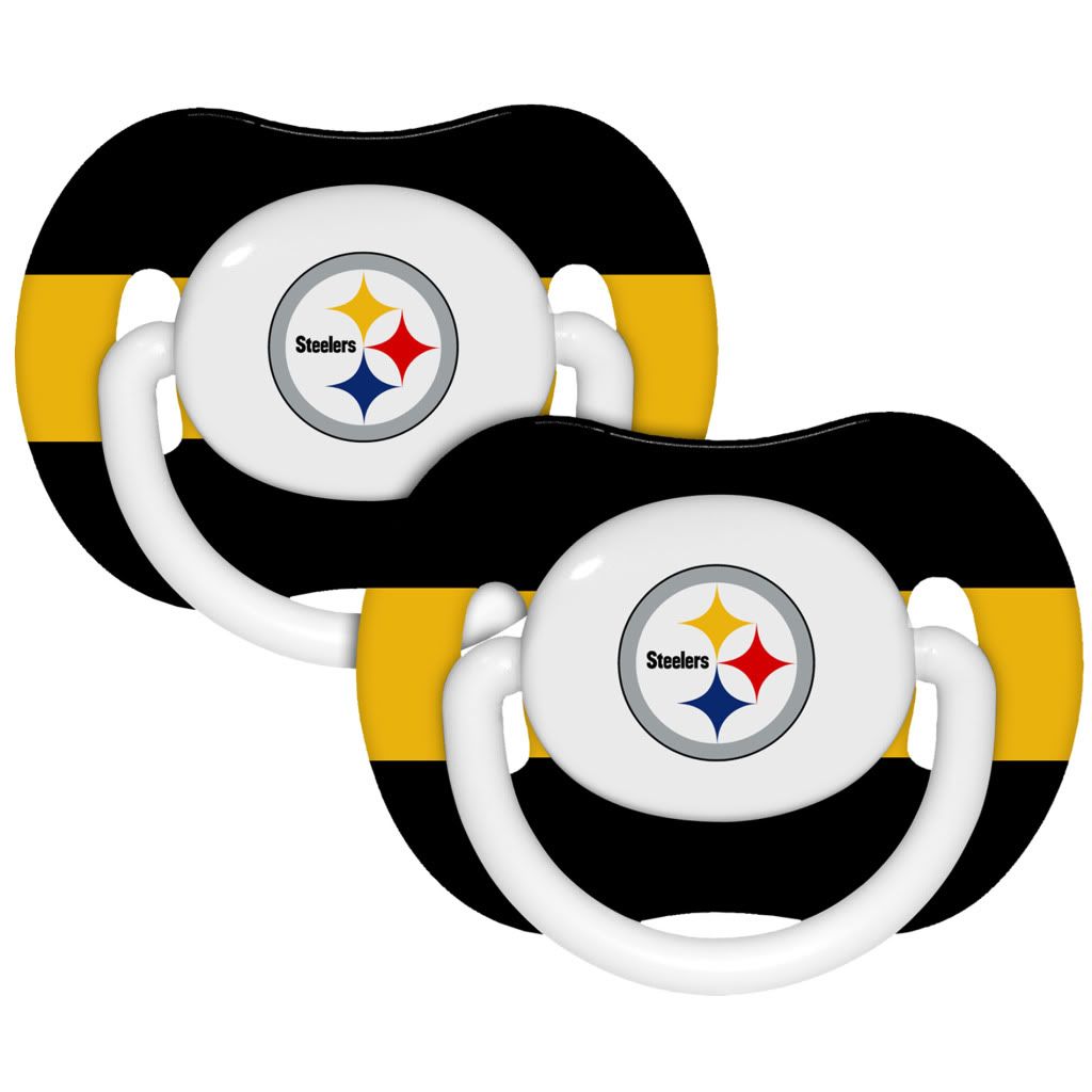 Baby Fanatic Pittsburgh Steelers Pacifiers (Pack of 2) at Sears.com