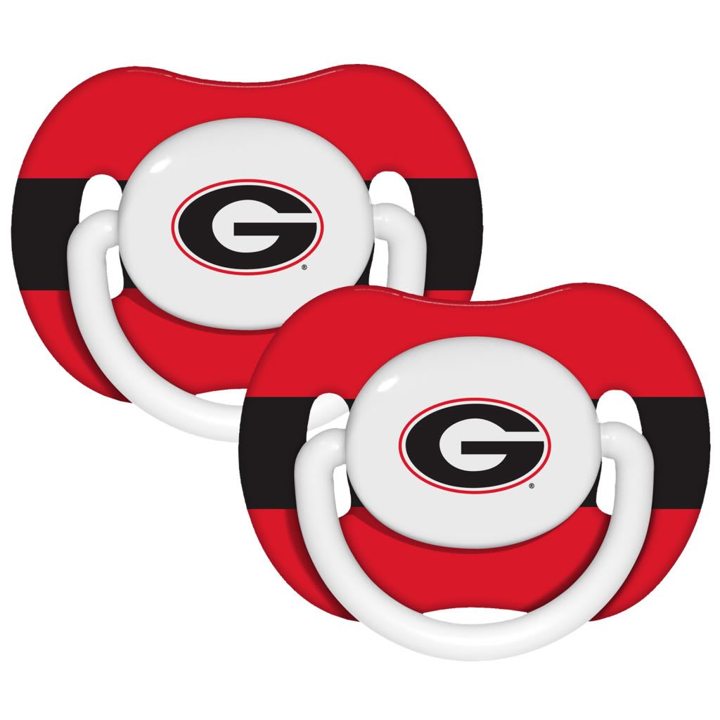 Baby Fanatic Georgia Bulldogs Pacifiers (Pack of 2) at Sears.com