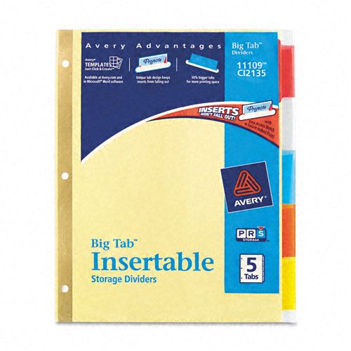 Avery WorkSaver Big Tab Paper Dividers at Sears.com