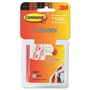 adhesive command strips poster 3m