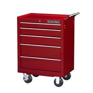 Extreme Tools 26 5 Drawer Standard Roller Cabinet in Red