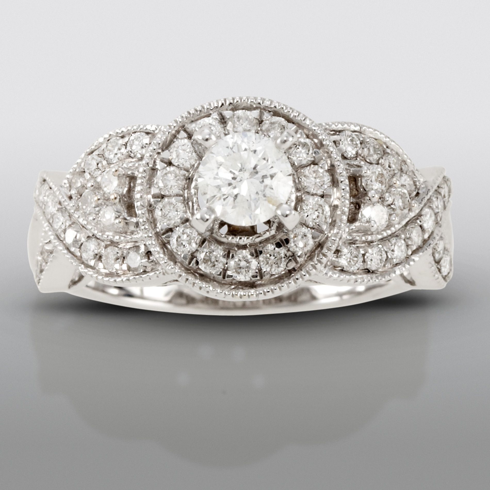 David Tutera 1 cttw Certified Diamond Engagement Ring 14k White Gold at Sears.com