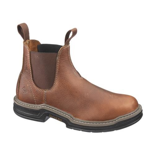 Men's Raider Romeo 4" Brown Leather Steel-Toe Work Boot W02410 - Extra Wide