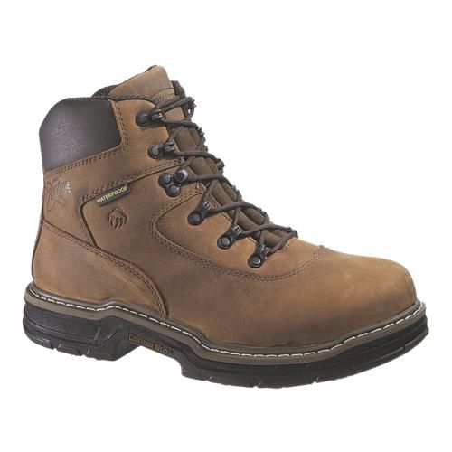 Wolverine Men's Marauder 6" Waterproof Boot Brown Leather #2162 Extra Wide Width at Sears.com