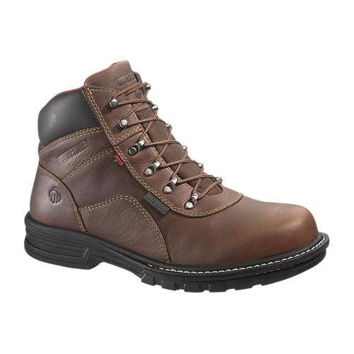 Wolverine Men's Meteor 6" Fusion 180 Waterproof Boot Brown Leather #2351 at Sears.com