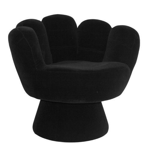Lumisource Mitt Chair Regular Size Black