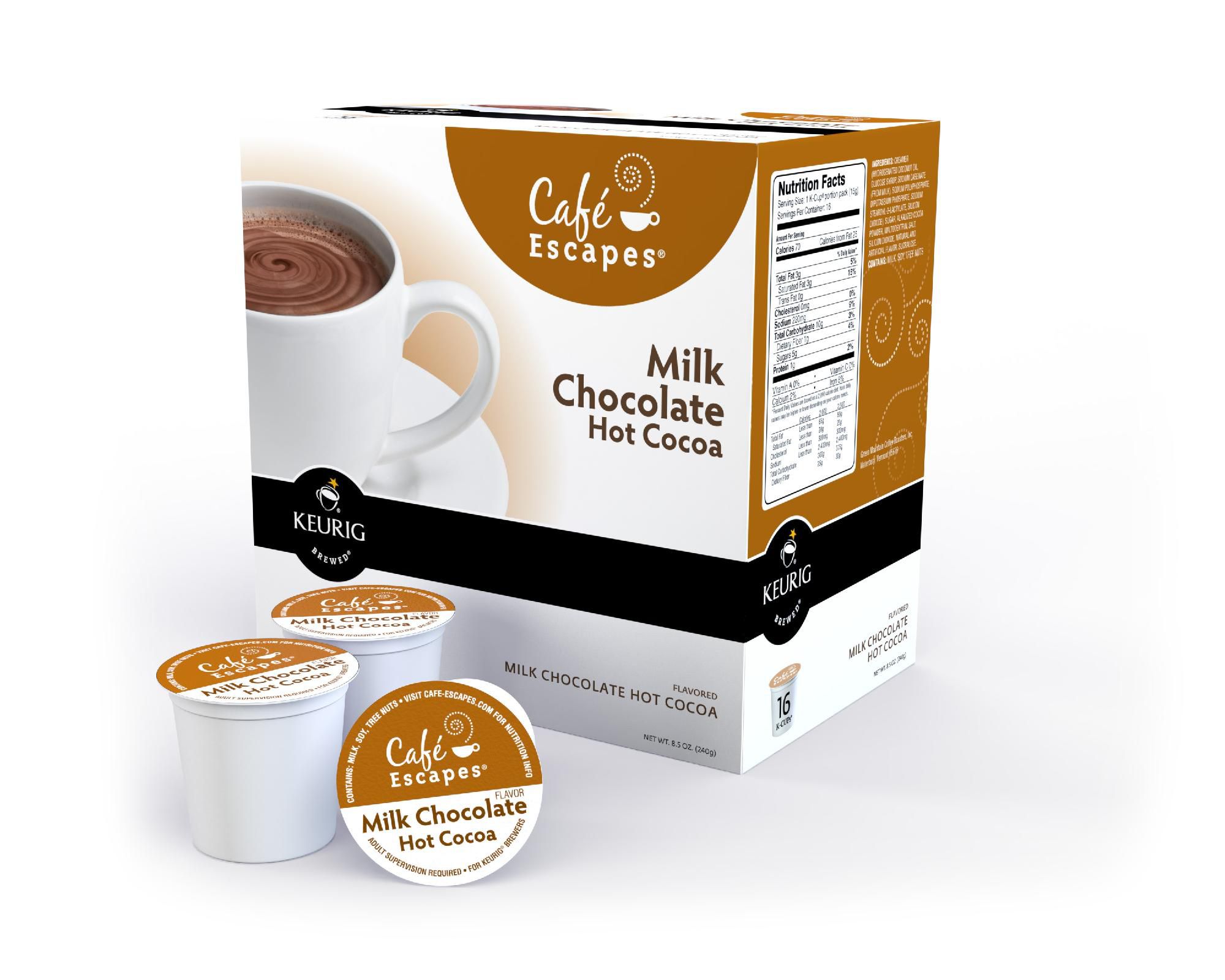 Milk Chocolate Hot Cocoa For Keurig K-Cup Brewing System, 96-pk
