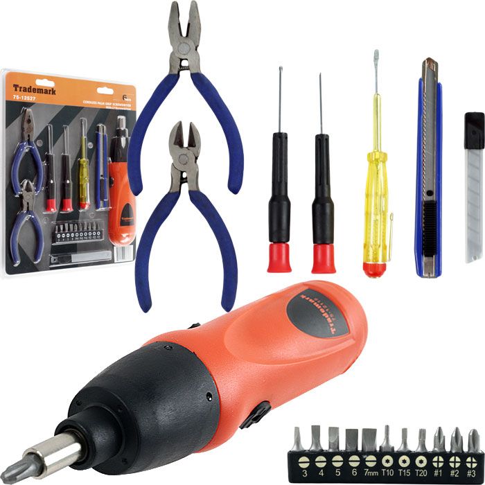 Trademark Tools 27 piece Cordless Screwdriver Tool Set by Trademark Tools at Kmart.com