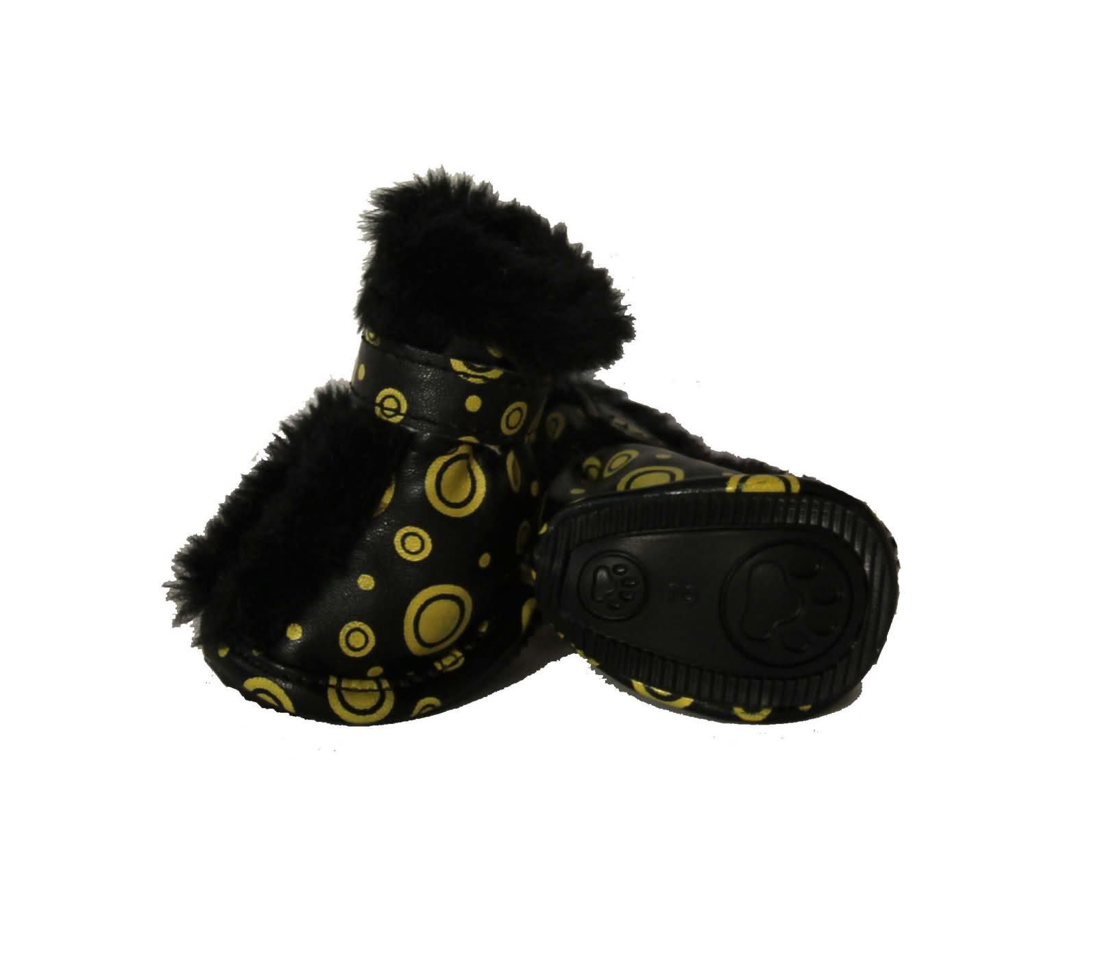 Pet Life Ultra Fur Comfort Year Round Protective Boots - Extra Small