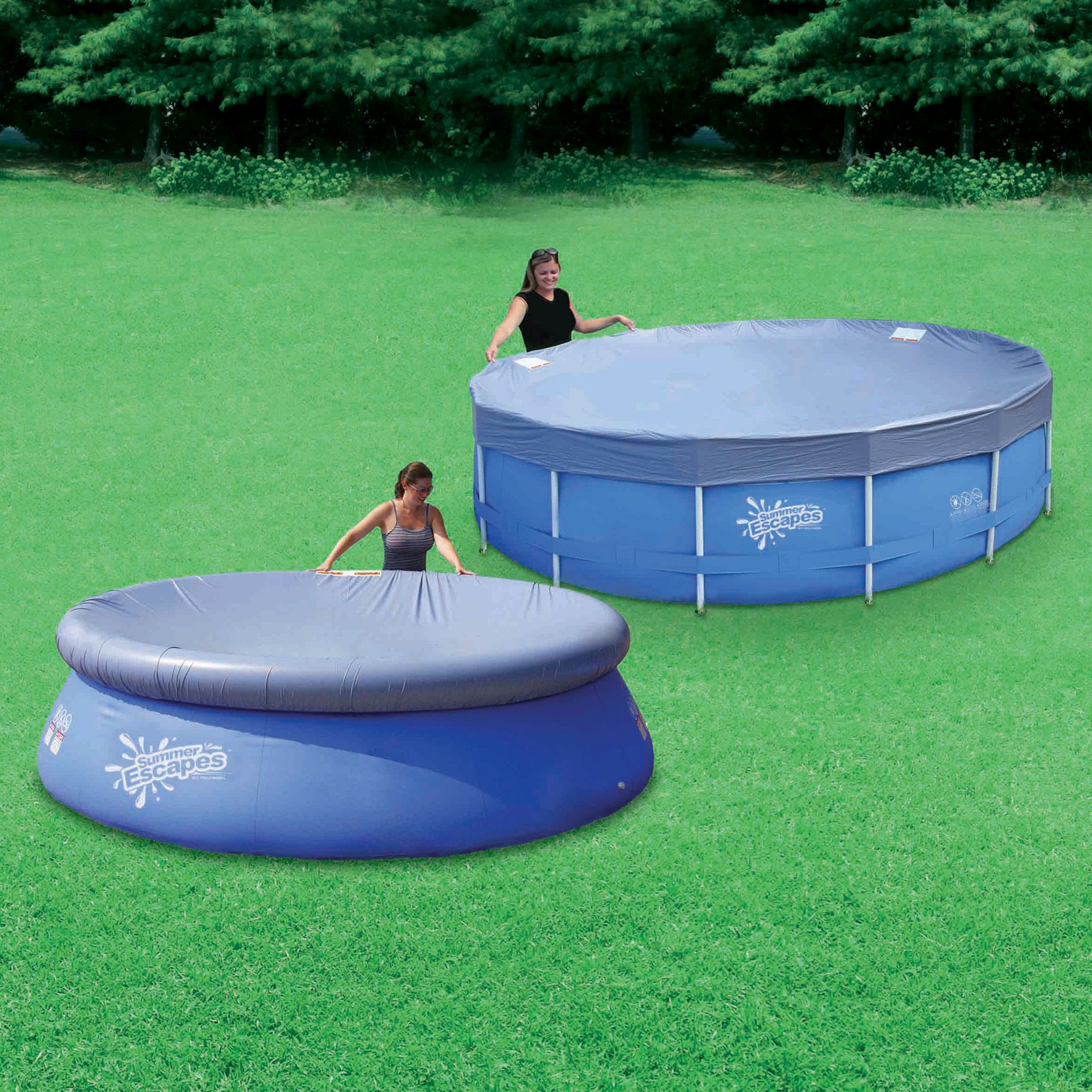 Summer Escapes Debris Cover For 16ft Ring Pool Or 15ft Frame Pool at Kmart.com