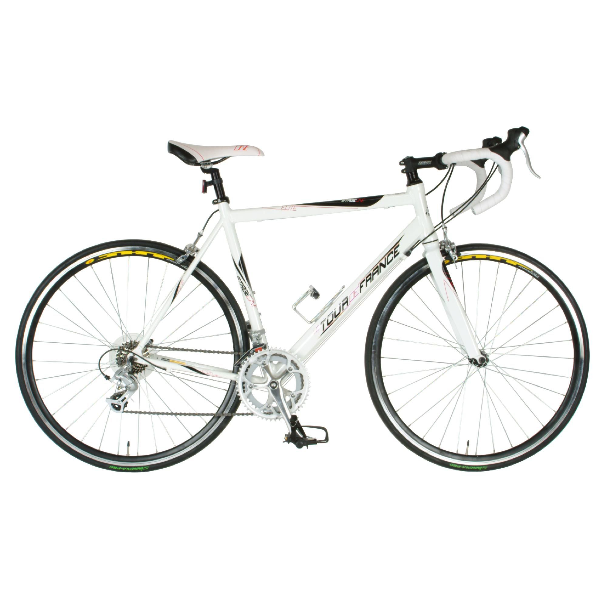 Tour De France Stage One Elite Bike White/Black 55cm 