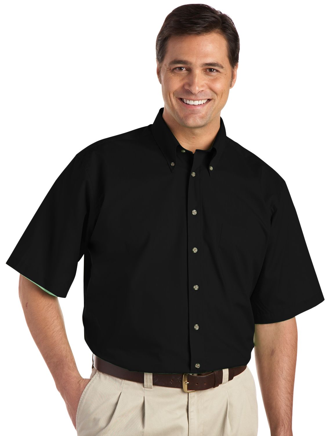 Harbor Bay &#174; Easy-Care Solid Sport Shirt