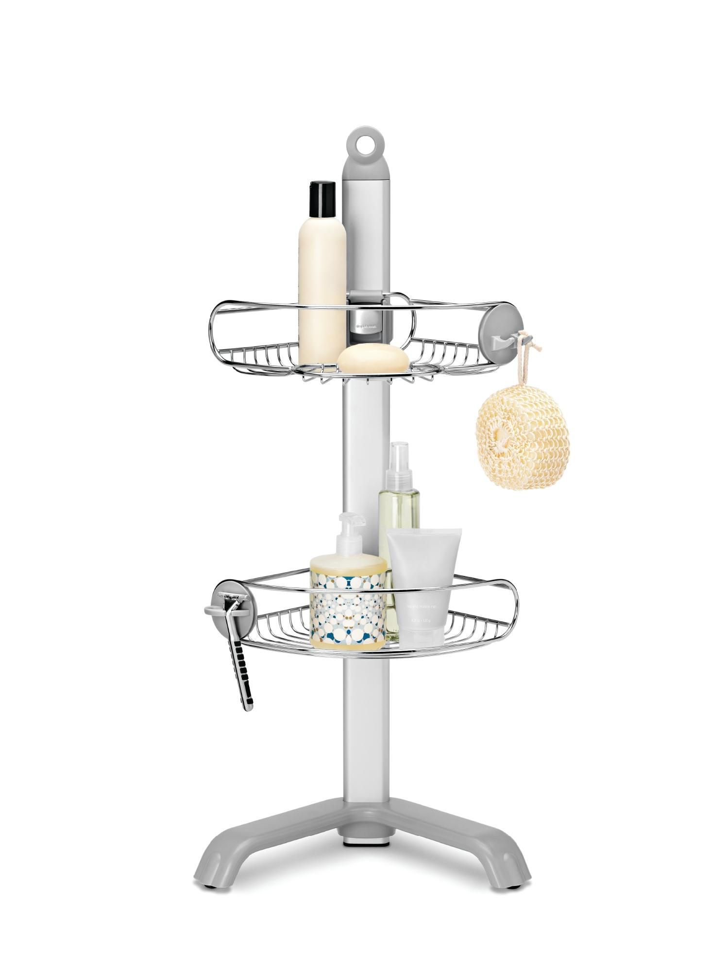 simplehuman Adjustable Corner Shower Caddy, Stainless Steel at Sears.com