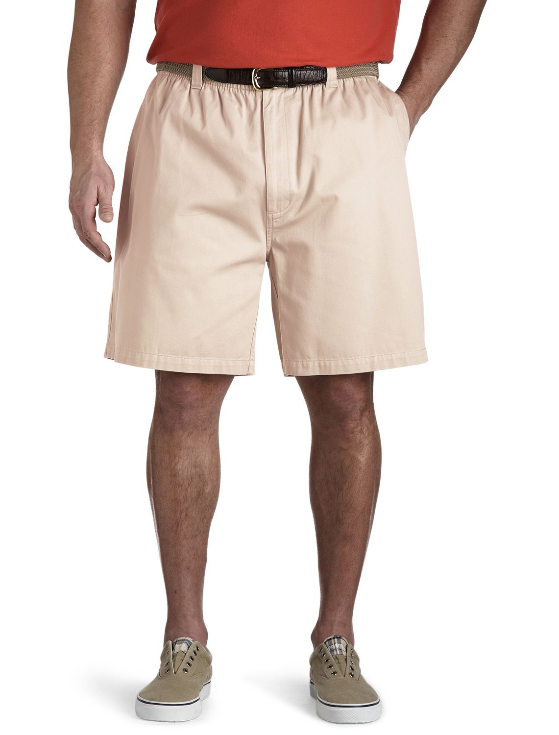 Harbor Bay ® ElasticWaist Twill Shorts