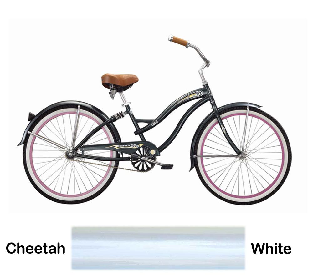 Micargi White Cheetah Beach Cruiser Female at Kmart.com