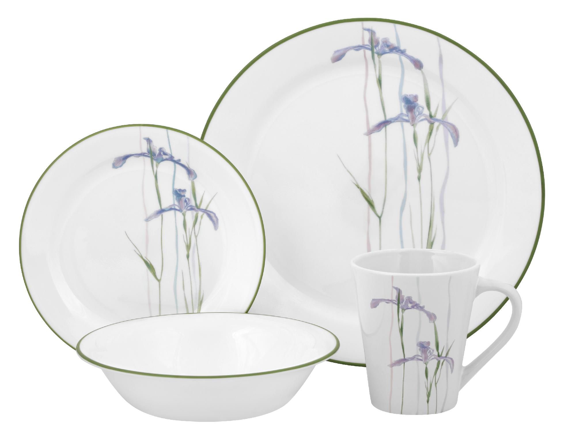 Corelle Impressions Shadow Iris 16-Piece Dinnerware Set at Kmart.com