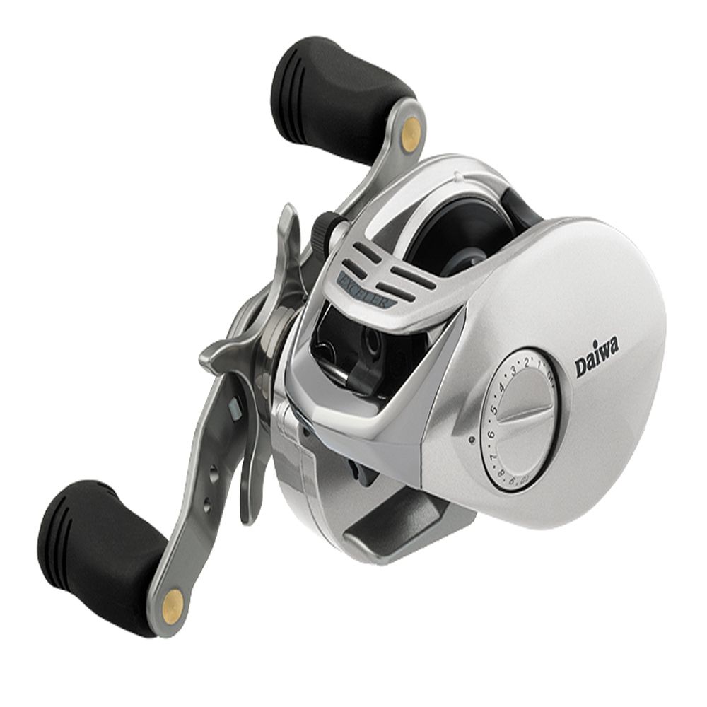 Daiwa Exceler Baitcast Reel Right hand 8+1 Ball Bearings 4.9:1 12Lb/150 Exc100P at Sears.com