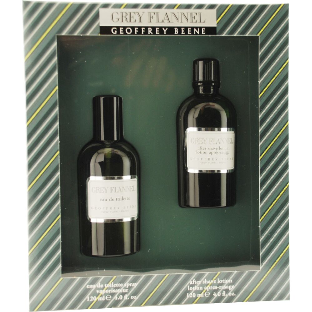 GREY FLANNEL by Geoffrey Beene Set-EDT Spray 4 Oz & Aftershave Lotion 4 Oz for Men at Kmart.com