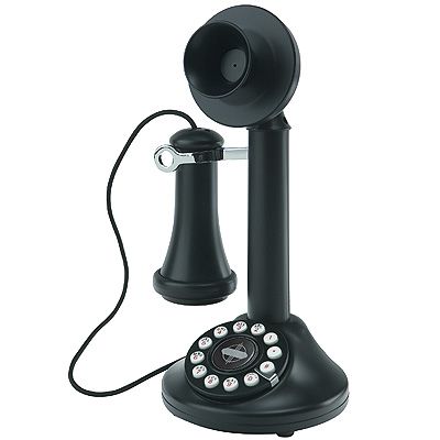 Crosley Radio 1920's Candlestick Phone (Black) at Kmart.com