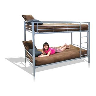 furniture american twin alliance bunk silver bed zoom