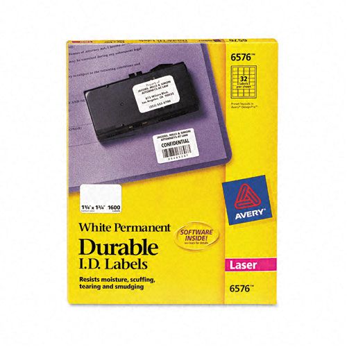 Avery Laser Printer Permanent White Durable ID Labels at Kmart.com