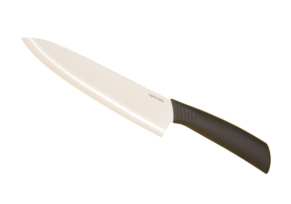 Laguna Cutlery Laguna 7" Ceramic Chef Knife with Black soft grip ABS handle at Sears.com
