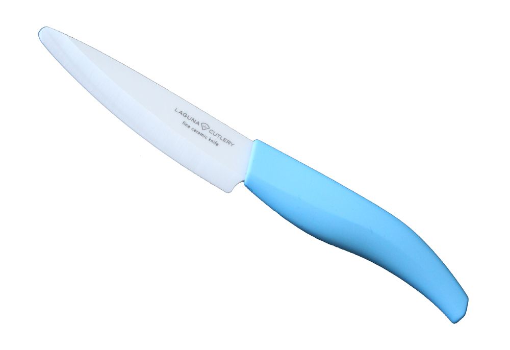 Laguna Cutlery Malibu 4" Ceramic Paring Knife with Blue soft grip ABS handle at Sears.com