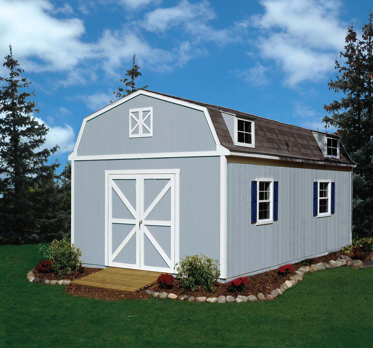 Colony Bay Outdoor Structures Wellington 12' x 20' Storage Building Kit with Floor at Kmart.com