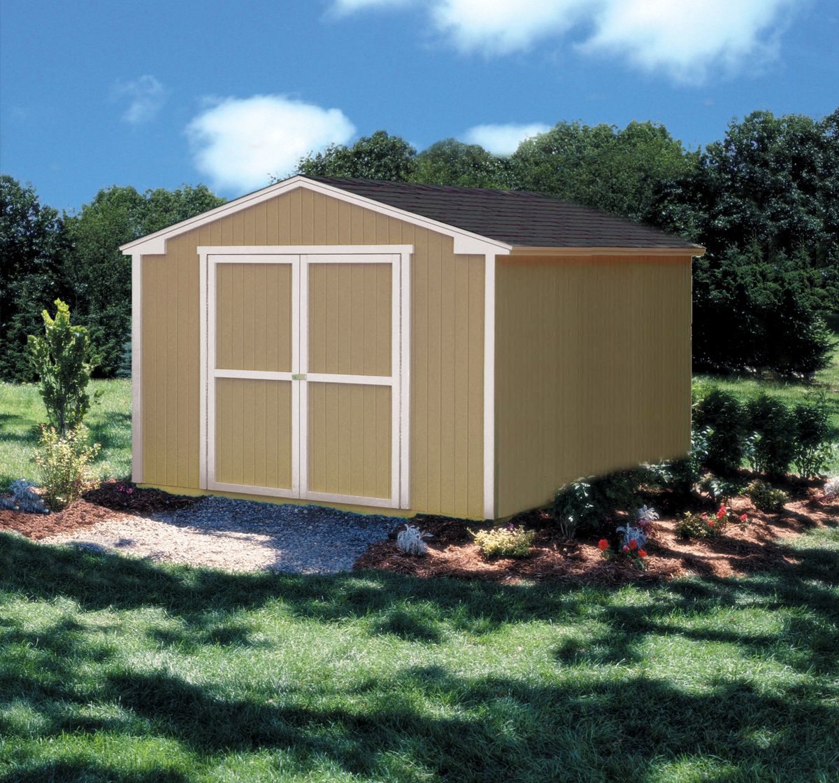 Colony Bay Outdoor Structures Dover 10' x 12' Storage Building Kit with Floor at Kmart.com