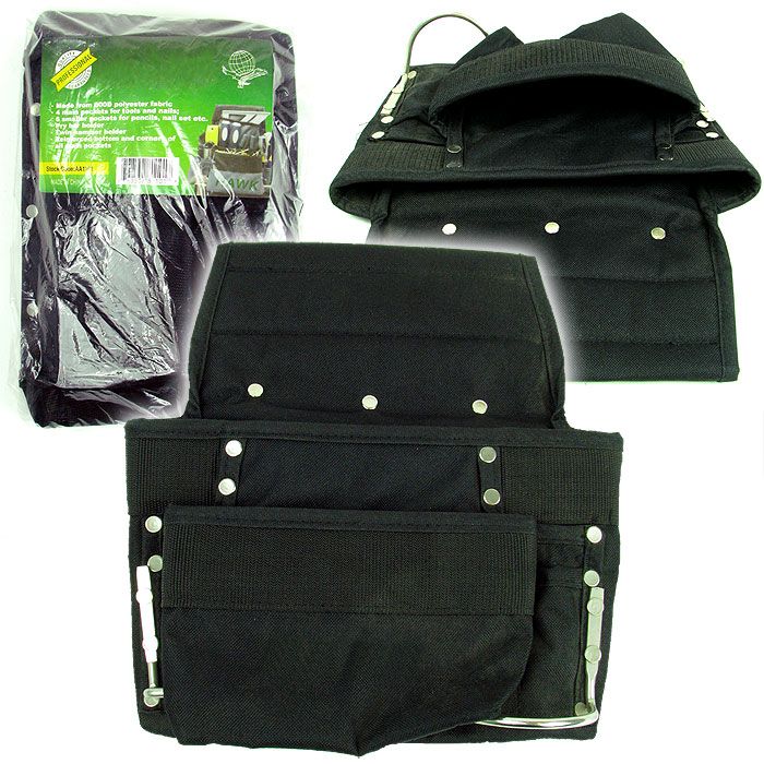 Stalwart Professional Grade Black 8 Pocket Tool Bag
