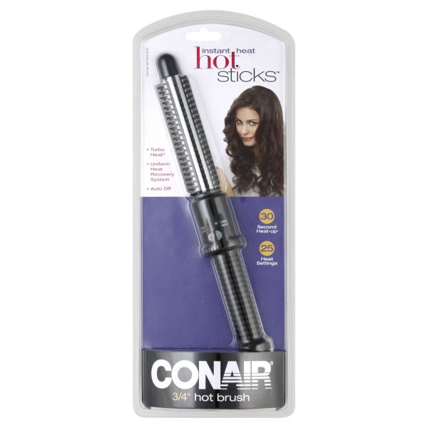 Conair Hot Sticks Hot Brush, Instant Heat, 3/4 Inch, 1 brush - CONAIR CORPORATION