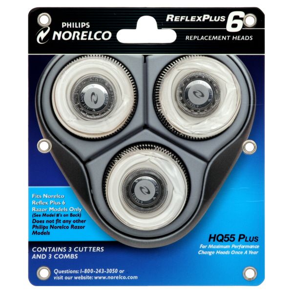 Norelco ReflexPlus 6 Replacement Heads, 3 each at Kmart.com